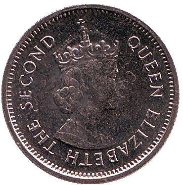 Монета 10 центов. 2000 год, Белиз.