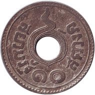 Монета 10 сатангов. 1918 год, Таиланд. Монета 10 сатангов. 1918 год, Таиланд.