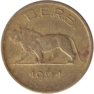 Монета 1 франк. 1961 год, Руанда-Бурунди. Лев. Монета 1 франк. 1961 год, Руанда-Бурунди. Лев.