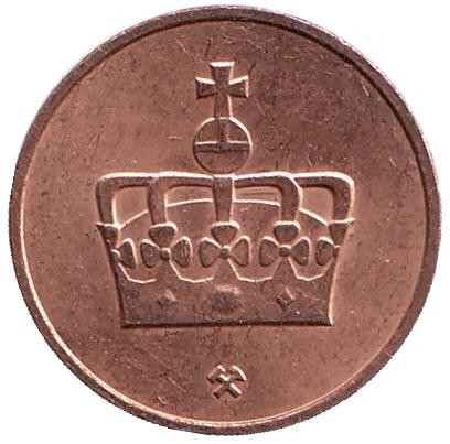 Монета 50 эре. 2007 год, Норвегия. Животное. Монета 50 эре. 2007 год, Норвегия. Животное.