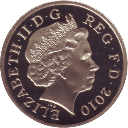 Монета 1 фунт. 2010 год, Великобритания. Лондон. Столицы регионов. Proof.