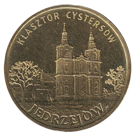 Монета 2 злотых, 2009 год, Польша. Енджеюв.