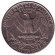 Монета 25 центов. 1992 (D) год, США. Вашингтон. Монета 25 центов. 1992 (D) год, США. Вашингтон.