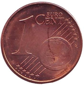 Монета 1 цент. 2005 год, Австрия. Монета 1 цент. 2005 год, Австрия.