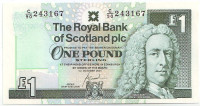 Лорд Илай. Банкнота 1 фунт. 2001 год, Шотландия.