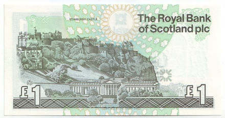 Банкнота 1 фунт. 2001 год, Шотландия. Лорд Илай.