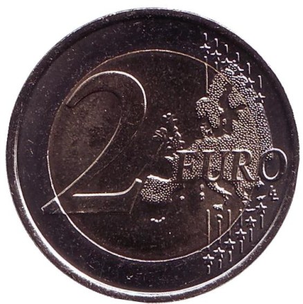 Монета 2 евро. 2018 год, Франция. 100 лет со дня окончания Первой Мировой войны. Монета 2 евро. 2018 год, Франция. 100 лет со дня окончания Первой Мировой войны.