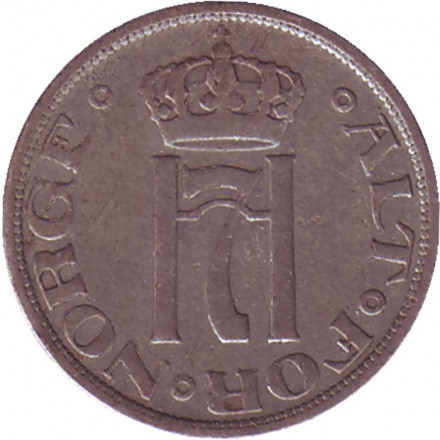 Монета 10 эре. 1911 год, Норвегия. Монета 10 эре. 1911 год, Норвегия.