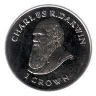 Монета 1 крона, 2009 год, Фолклендские острова. Чарльз Дарвин. Монета 1 крона, 2009 год, Фолклендские острова. Чарльз Дарвин.