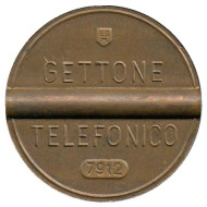 Телефонный жетон. 7912. Италия. 1979 год. (Отметка: ESM)