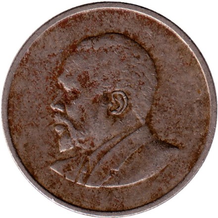Монета 50 центов. 1968 год, Кения. Монета 50 центов. 1968 год, Кения.