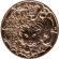  Год тигра. Китайский гороскоп. Монета 1/4 евро. 2022 год. Франция.