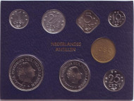 Годовой набор монет 1980 года. (6 шт., с жетоном), Нидерландские Антильские острова.