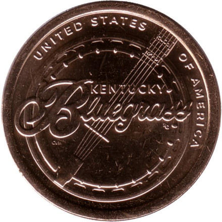 Монета 1 доллар. 2022 год (D), США. Блюграсс. Серия "Американские инновации".