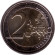 Монета 2 евро. 2022 год, Люксембург. 50 лет флагу Люксембурга.