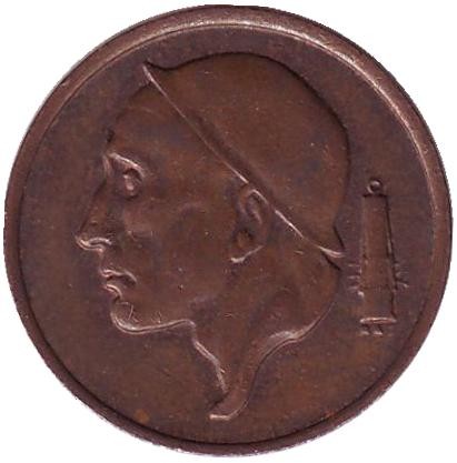 Монета 50 сантимов. 1977 год, Бельгия. (Belgie) Монета 50 сантимов. 1977 год, Бельгия. (Belgie)