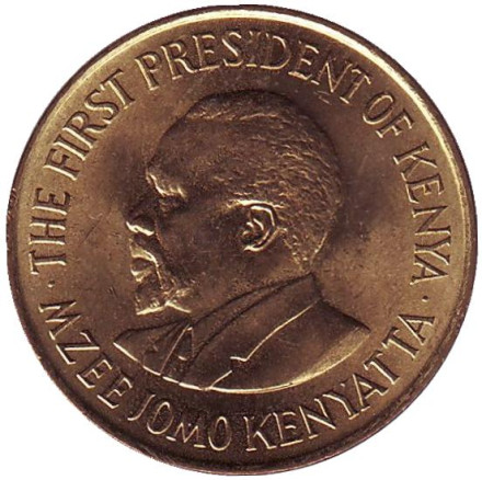 Монета 5 центов. 1978 год, Кения. (бюст влево). XF-аUNC. Монета 5 центов. 1978 год, Кения. (бюст влево). XF-аUNC.