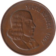 Монета 2 цента. 1967 год, Южная Африка. (South Africa). Белохвостый гну. Монета 2 цента. 1967 год, Южная Африка. (South Africa). Белохвостый гну.