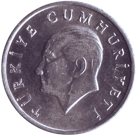 Монета 5 лир. 1989 год, Турция. Редкая! Монета 5 лир. 1989 год, Турция. Редкая!