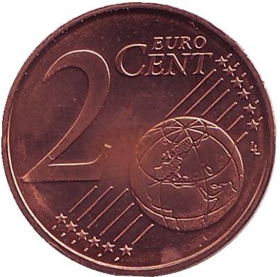 Монета 2 цента. 2004 год, Австрия.