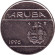 Монета 10 центов. 1995 год, Аруба.