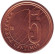 Монета 5 сентимо. 2007 год, Венесуэла.