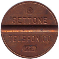 Телефонный жетон. 7912. Италия. 1979 год. (Отметка: CMM)