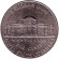 Монета 5 центов. 2012 год (D), США. Джефферсон. Монтичелло.