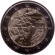 Монета 2 евро. 2022 год, Латвия. 35 лет программе Эразмус.