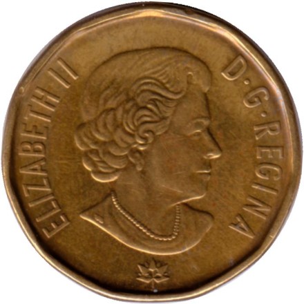 Монета 1 доллар. 2017 год, Канада. 150 лет Конфедерации Канада. Объединённая нация. Из обращения.