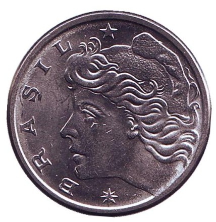 Монета 10 сентаво. 1978 год, Бразилия. Промышленные предприятия.