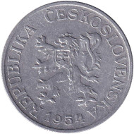 Монета 25 геллеров. 1954 год, Чехословакия. Монета 25 геллеров. 1954 год, Чехословакия.