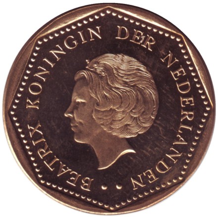 Монета 2,5 гульдена. 2002 год, Нидерландские Антильские острова.