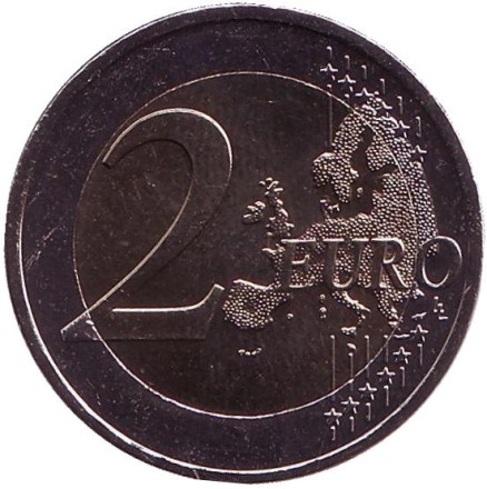 Монета 2 евро. 2017 год, Греция. Археологический комплекс Филиппы. Монета 2 евро. 2017 год, Греция. Археологический комплекс Филиппы.