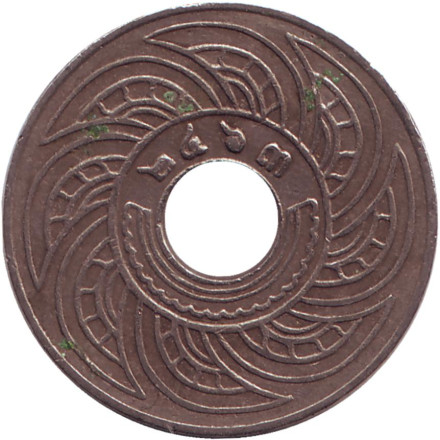 Монета 10 сатангов. 1920 год, Таиланд. Монета 10 сатангов. 1920 год, Таиланд.