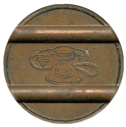 Телефонный жетон. 8003. Италия. 1980 год. (Отметка: IPM)