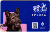 Электронная карта "Тройка". 2020 год. Россия, Москва. Серия "Ищет дом". Двин. Электронная карта "Тройка". 2020 год. Россия, Москва. Серия "Ищет дом". Двин.