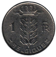 Монета 1 франк. 1974 год, Бельгия. (Belgique) Монета 1 франк. 1974 год, Бельгия. (Belgique)