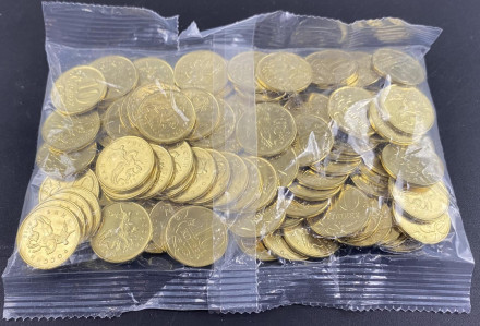 Монета 10 копеек (пакет 100 штук). 2015 год (ММД), Россия. UNC.