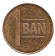 Монета 1 бан. 2007 год, Румыния.