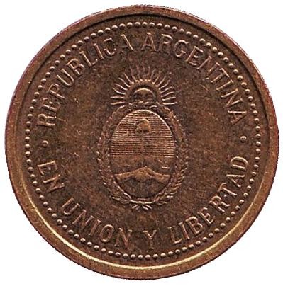 Монета 10 сентаво. 2006 год, Аргентина. (Магнитная)