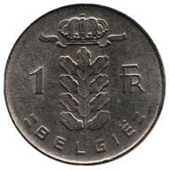 Монета 1 франк. 1975 год, Бельгия. (Belgie) Монета 1 франк. 1975 год, Бельгия. (Belgie)