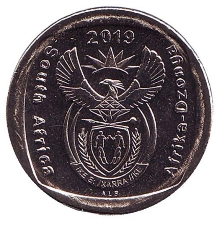 Монета 2 ранда. 2019 год, ЮАР. Права детей. 25 лет конституционной демократии в Южной Африке. Монета 2 ранда. 2019 год, ЮАР. Права детей. 25 лет конституционной демократии в Южной Африке.