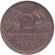 Монета 2 марки. 1951 год (F), ФРГ. Монета 2 марки. 1951 год (F), ФРГ.