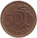 Монета 50 пенни. 1964 год, Финляндия.