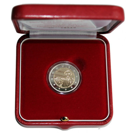 Монета 2 евро. 2016 год, Монако. (в футляре) 150 лет основания Монте-Карло. Монета 2 евро. 2016 год, Монако. (в футляре) 150 лет основания Монте-Карло.