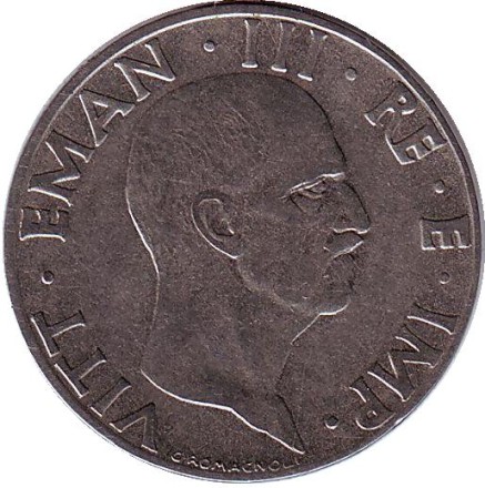 Монета 50 чентезимо. 1940 год, Италия. Немагнитная. Монета 50 чентезимо. 1940 год, Италия. Немагнитная.