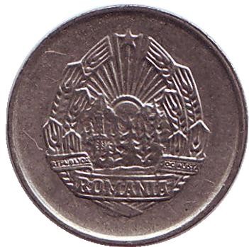 Монета 5 бани. 1966 год, Румыния.