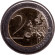 Монета 2 евро. 2022 год, Ирландия. 35 лет программе Эразмус.