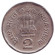 Монета 2 рупии. 1996 год, Индия. ("*" - Хайдарабад) Национальное объединение.